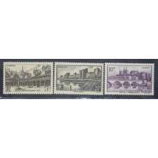 FRANCIA 1941 Yv. 499/501 SEGUNDA GUERRA MUNDIAL SERIE COMPLETA NUEVA MINT